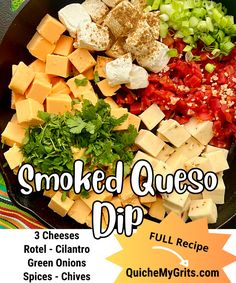 an image of smoked quesadilla dip recipe