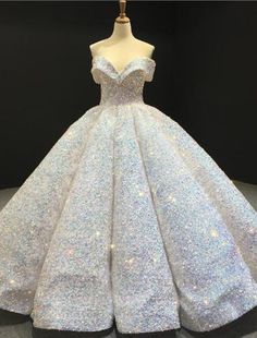 Ball Gown Luxurious Sparkle Quinceanera Formal Evening Birthday Dress Off Shoulder Sleeveless Floor Length Sequined with Pleats Sequin Sequin Ball Gown, Debutante Ball, Plus Size Prom, Dress Off Shoulder, Dresses Quinceanera, Bra Dress, Plus Size Prom Dresses, Sweet 16 Dresses, Birthday Dress