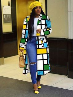 Baret Outfit, Trenchcoat Style, Lapel Collar Coat, Lapel Design, Chic Jacket, Long Down Coat, African Dashiki, Trench Coat Style, Coat Women Fashion