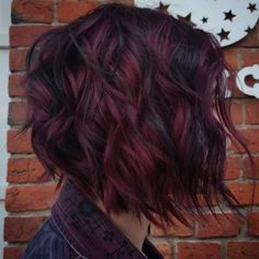 Short Hair Color Ideas, Hair Color Ideas For Fall, Rambut Brunette, Perfect Hair Color, Dark Red Hair, Red Highlights, Ombré Hair, Short Hair Color, Ombre Hair Color