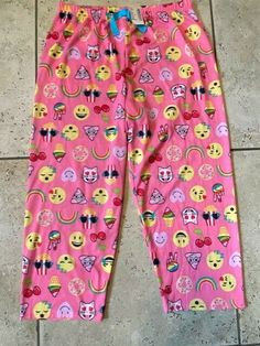 Up for your consideration is a really adorable pair of Pink Multi Capri / Cropped Pull-on Pajama Pants from The Children's Place.  These PJ pants are a Girls / Teen size XXL (16) and are brand new with the sales tags attached.   As always, this item comes from a clean and completely smoke-free home.    Shipping cost will be $5.85.  Shipping price is for the lower 48 states only.  All other states will be charged extra for shipping.  I’m sorry, but I can only ship to addresses within the United S Care Bear Pajama Pants, Cute Pink Bedtime Pants, Girls Pajama Pants, Cat Pajama Pants, Toddler Pajama Pants, Kids Pajamas Girls, Pj Pants, Childrens Place, Girls Pajamas