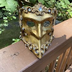 Mask Venetian - Bauta - Baroque - Golden Flipcover Genuine - Carnival from | eBay Golden Mask, Mask Venetian, Tea Party Theme, Tablescapes, Tea Party, Halloween Party, Carnival, Gift Card, Mask