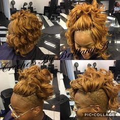 Tree Braids With Shaved Sides, Crochet With Shaved Sides And Back, Crochet Braids With Shaved Sides, Crochet Straight Hair, Shaved Sides And Back, Braid Styling, Tree Braids Hairstyles, Ocean Wave Crochet Hair, Short Dreadlocks Styles