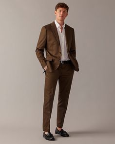 Brown Suit Wedding, Men Suit Outfit, Brown Suits For Men, Suit For Men Wedding, Mens Casual Suits, Mens Wedding Attire, Brown Suit