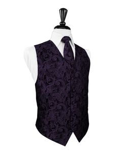 Berry Tapestry Tuxedo Vest and Tie Set Purple Tapestry, Mens Formal Vest, Tuxedo Colors, Tapestry Vest, Vest And Bow Tie, Tapestry Pattern, Formal Vest, Tuxedo Vest, Blue Tapestry