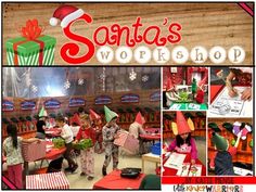 the santa's workshop is open for business