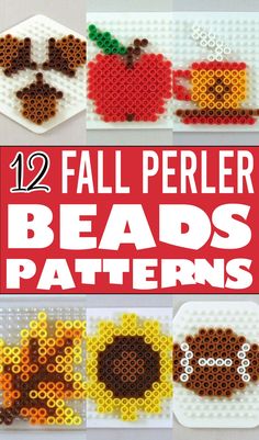 bead patterns for fall perler beads