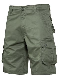 Selling Points 1. Design: Pocket 2. Waistline: High Waist - high waist to elongate the leg, Specifications Gender: Men's, Pants Type: Summer Shorts, Casual Shorts, Cargo Shorts, Style: Formal, Classic, Occasion: Outdoor, Casual, Fabric: 95% Cotton, Design: Cargo Pocket, High Rise, Multi Pocket, Pocket, Waistline: High Waist, Elasticity: Inelastic, Pattern: Solid Colored, Season: Spring, Fall, Winter, Summer, Pants Length: Knee Length, Function: Outdoor, Sports, Wearable, Fit Type: Loose Fit, Fly Type: Zipper, Photos Size Chart ID: 183259Please Note: Listed size charts may vary according to different Size Chart IDs. Inches Centimeters Size Fit US Size Fit UK Size Fit EU Size Waist Length Hips 29 29 29 39 73 55 121 30 30 30 40 76 56 122 31 31 31 41 80 56 123 32 32 32 42 83 56 124 33 33 33 43 Cargo Shorts Men, Mens Cargo, Type Of Pants, Summer Shorts, Cargo Shorts, Army Green, Black N Yellow, Knee Length, Casual Shorts