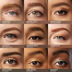 Different Eyebrow Shapes, Brown Eyebrow Pencil, Brown Eyebrows, Brow Tint, Filling In Eyebrows, Eyebrow Pen, Eyebrow Tinting