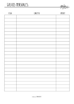 a printable sign up sheet with the words castos invisales on it