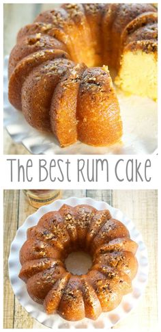 the best bundt cake recipe is made with only three ingredients, and it's so easy to make