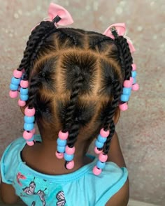 Half Up Half Down 2 Ponytails, Lil Girl Hairstyles Braids, Black Baby Girl Hairstyles, Baby Girl Hairstyles Curly, Daughter Hairstyles, Toddler Braided Hairstyles, Black Kids Braids Hairstyles, Cute Toddler Hairstyles, Girly Hairstyles