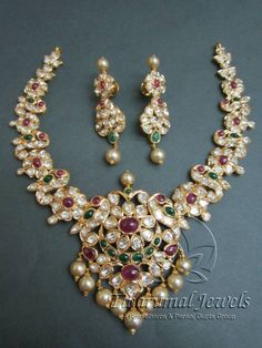 The jewels of the Nizams of Hyderabad - Gemstone Necklaces from TIBARUMAL Jewels.