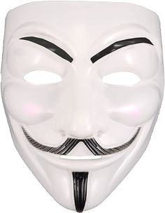 Máscara de Cosplay Anonymous Hacker Vendetta Guy Face Mask Fancy Party Role Play Máscaras: Amazon.es: Ropa y accesorios Guy Face, Vendetta Mask, Guy Fawkes Mask, Anonymous Mask, Scream Mask, Clown Mask, Eyebrow Makeup Tips, Hockey Mask