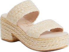 Summer Straw Sandals With Block Heel, Natural Textured Sole Sandals For Summer, Comfortable Summer Platform Heels, Casual Woven Block Heel Heels, Casual Woven Heels With Block Heel, Summer Sandals With Stacked Heel, Comfortable Platform Heels For Summer, Casual Sandals With Stacked Heel For Vacation, Beach Sandals With Platform And Block Heel