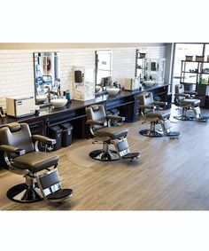 the salon is clean and ready for customers to use