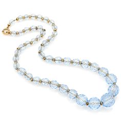 Weight: 42.7 Grams Stone: Crystals (5.7-13.8 mm) Length: 16.5 Inches Hallmark: 14K Tested ITEM #: BR-873-020323-04 Strand Necklace, Blue Crystals, Hallmark, Necklace Etsy, Etsy Accessories, Jewelry Necklaces, Accessory Gift, Gift Card, Yellow Gold