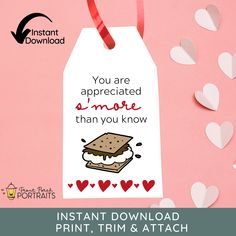 a valentine's day card with an image of a sandwich on it