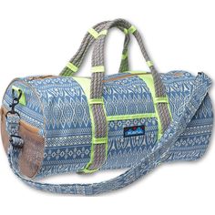 Kavu Bitsy Duffel Bag - Free Shipping Over $49 | Rock/Creek Camera Bag Purse, Small Duffle Bag, Adventure Backpack, Athletic Accessories, Gear Bag, Blue Blanket, Duffel Bag Travel