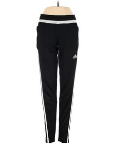 Adidas Track Pants Size: X-Small Black Activewear - used. 100% POLYESTER, Regular, High Rise | Adidas Track Pants - High Rise: Black Activewear - Size X-Small Black Adidas Firebird Pants, Black Track Pants, Adidas Track Pants, Black Activewear, Adidas Track, Active Wear For Women, Track Pants, Active Wear, Women Handbags