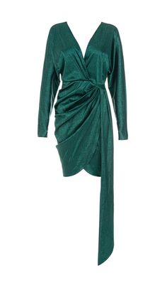 SATIN PRINT PLEATED MINI DRESS IN DARK GREEN Pleated Mini Dress, Green A, Mini Robes, Luxury Style, Plus Dresses, Ruched Dress, Pleated Dress, Satin Dresses, Satin Fabric