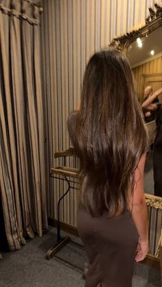 Long Blonde Brown Hair, Long Cool Brown Hair, Long Natural Brown Hair, Pretty Hair Brown, Chocolate Brown Hair Aesthetic, Long Brown Hair Aesthetic, Dress Dinner Outfit, Brunette Long Hair, Animal Charity