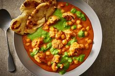 Butter Chicken Goes Vegan With Butter Cauliflower and Chickpeas