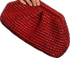 Chic Red Pouch Clutch, Red Handheld Bag For Events, Red Evening Pouch, Elegant Red Evening Pouch, Chic Red Rectangular Pouch, Red Handheld Clutch For Formal Occasions, Elegant Red Handheld Clutch, Red Clutch Pouch For Evening, Red Handheld Clutch For Wedding