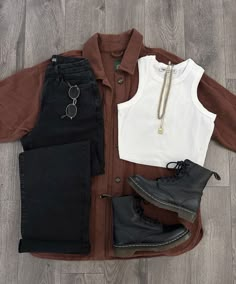 Casual Preppy Outfits, Autumn Outfit, Outfit Inspo Fall, Edgy Outfits, Casual Style Outfits, Fall Winter Outfits, Fall Outfit, Comfy Outfits