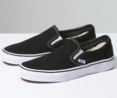 Stefan Janoski, Vans Black, Womens Shoes High Heels, Sneakers Outfit, Classic Shoes, Shoes With Jeans, Vans Classic, Black Slip Ons, Womens Shoes Wedges