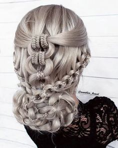 102 Wedding Hairstyles 11 Infinity Braids, Another Braid, Couture Dior, Infinity Braid, Braid Updo, Chain Braid, Viking Hair, Braided Updo