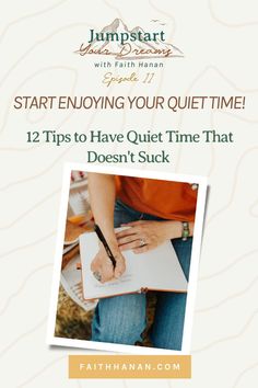 Do you suck at reading your Bible and having quiet time with God? You're not alone! Most Christians that I've talked to have struggled to have good quiet time/Bible Study time at some point. Read this blog or listen to the podcast (linked in the blog) to learn how to have a quiet time that doesn't suck! Including Bible quotes, bible journal tips, bible study hacks, and faith based growth tips.