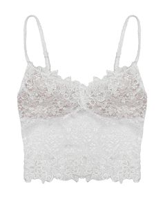 Boys Lie Lace Crop Top With Built-in Bra, Elegant White Crop Top With Adjustable Straps, Summer Lace Crop Top With Built-in Bra, Elegant Summer Lace Crop Top, Sleeveless Lace Top With Lace Closure For Summer, White Lace Top With Built-in Bra For Summer, Summer Camisole With Lace Closure And Spaghetti Straps, White Delicate Lace Cropped Top, White Delicate Lace Cami Top