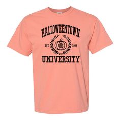 Spooky School is in session with this Monogrammed 'Halloween University' Comfort Colors T-Shirt🎃🎓 Collegiate Short Sleeve T-shirt For Fall, University Logo Cotton T-shirt For Fall, Fall Short Sleeve T-shirt With Embroidered Logo, Casual Halloween T-shirt With Letter Print, Halloween University, United Monograms, Unisex Short Sleeve Halloween T-shirt, University Tshirt, Long Sleeve Baseball Tee