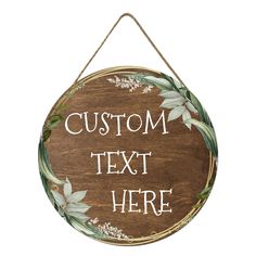 PRICES MAY VARY. The wooden door sign is ideal to display at your room, front doors, garage, kitchen, garden, office, shop, cafe or restaurant etc. A unique rustic wooden hanging sign decor will fit into any occasions. And matches other modern farmhouse and country-themed decorations. Makes a great housewarming gift as well!Material: Medium density fiberboardSize: 11.2"x11.2"（28x28 cm）、12"x12"（30x30 cm）Shape: Round SignPackage: 1 x Wooden Door Sign + 1 x Rope Christian Door Hangers, Backyard Door, Wooden Business Signs, Farmhouse Backyard, Garage Kitchen, Wooden Door Signs, Themed Decorations, Hanger Wall, Office Shop