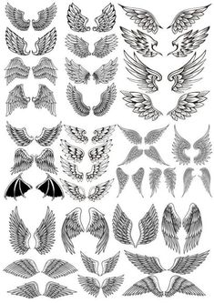 Angel Wings Tattoo Man, Angle Wing Tattoos, Back Of Neck Tattoo Men, Wing Neck Tattoo, Eagle Wing Tattoos, Angle Tattoo, Wing Tattoos On Back