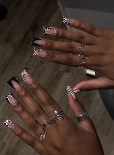 Acrylic Toe Nails, Acrylic Nail Set, Drip Nails, Colored Acrylic Nails, Girly Acrylic Nails, French Tip Acrylic Nails, Her Nails, Short Square Acrylic Nails