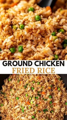 Protein Meals With Rice, Healthy High Protein Meal Prep Ideas, Healthy Food Ideas High Protein, Chicken And Rice Dinner Ideas Healthy, Healthy Chicken Fried Rice Meal Prep, Ground Chicken High Protein, Budget Friendly Dinner Ideas, Budget Friendly Healthy Meal Prep, Low Fiber Chicken Recipes