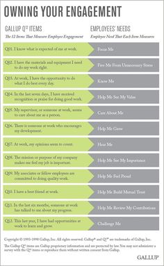 an info sheet describing the different types of engagement