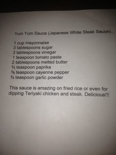 Yum Sauce, Yum Yum Sauce, Marinade Sauce, Gravy Sauce, Steak Sauce, Tapenade, Cat Recipes, Asian Cooking