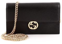 Check out the Gucci Interlocking Chain Wallet Crossbody Black available on StockX Gucci Wallet On Chain, Gucci Crossbody, Wallet On Chain, Chain Wallet, New Trend, Wallet Chain, Black Hardware, Newest Trends, New Trends