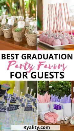 the best graduation party favors for guests