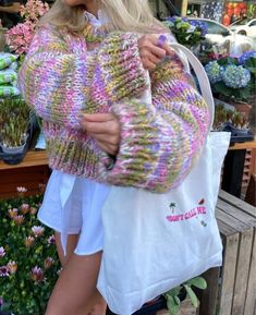 Austin Street Style Texas, Colorful Crochet Sweaters, Copenhagen Style Crochet, Colorful Chic Outfit, Scandinavia Aesthetic, Brunch Fits, 2023 Vibes, Garment Inspiration, Scandinavia Outfit