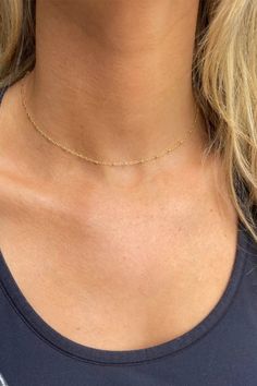 waterproof and dainty 14k gold filled chain with a small spring clasp 16 inches, perfectly lays long or below collarbone Planner Pens, Gold Filled Necklace, Stationery Shop, Gold Filled Chain, Clothing Co, Accessories Shop, Burlap Bag, Gold Filled, Shopping Outfit