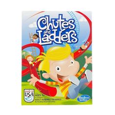 a children's book with the title chutes and ladders written on it