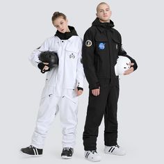 Women's SMN Slope Star Nasa Icon One Piece Ski Suits Snow Jumpsuit Snow Jumpsuit, Snowboard Style, Snowboard Suit, Dope Style, Bib Snow Pants, Ski Jumpsuit, Character Clothing, Outdoor Sportswear, Winter Jumpsuit