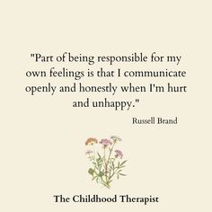 a quote from russell brand about being responsible for the child's heart and mind