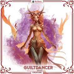 DnD 5e Statblock for Guiltdancer by Me.Mimic Dnd Fey, Dnd Statblocks, Dnd Enemies, 5e Monsters, Homebrew Monsters, Magic Creatures, Monster Manual, Dnd Stats, Dnd Homebrew