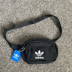 Adidas Belt Bag. New With Tags. Two Zipper Compartments. Adidas Belt Bag, Adidas Aesthetic, Adidas Bag, Sling Bag Black, Adidas Backpack, Adidas Bags, Sports Bags Gym, Adidas Originals Women, Canvas Crossbody Bag