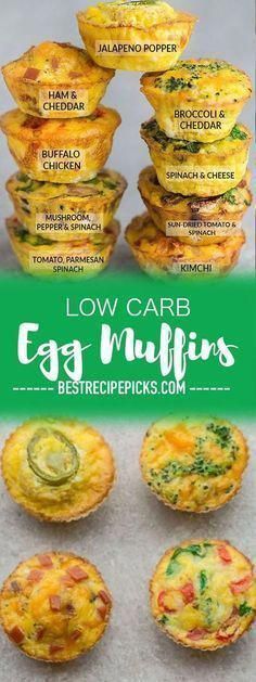 low carb egg muffins recipe